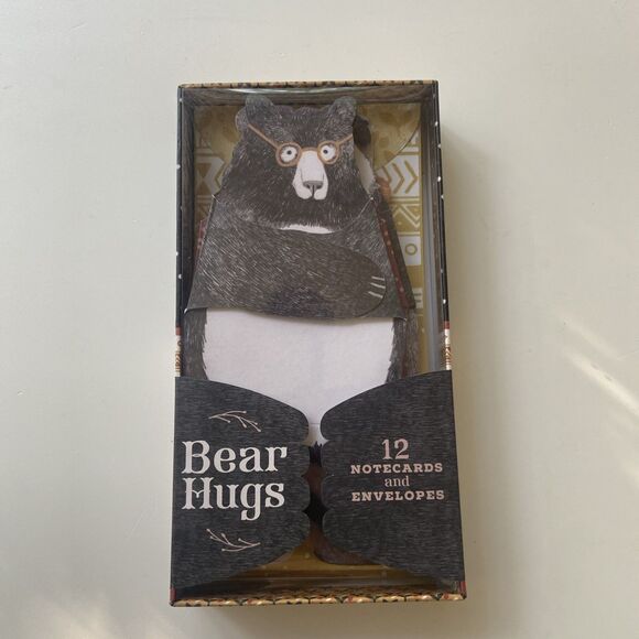 Bear Hugs : 12 Notecards and Envelopes, Stationery by Chronicls (COR) - Picture 1 of 3